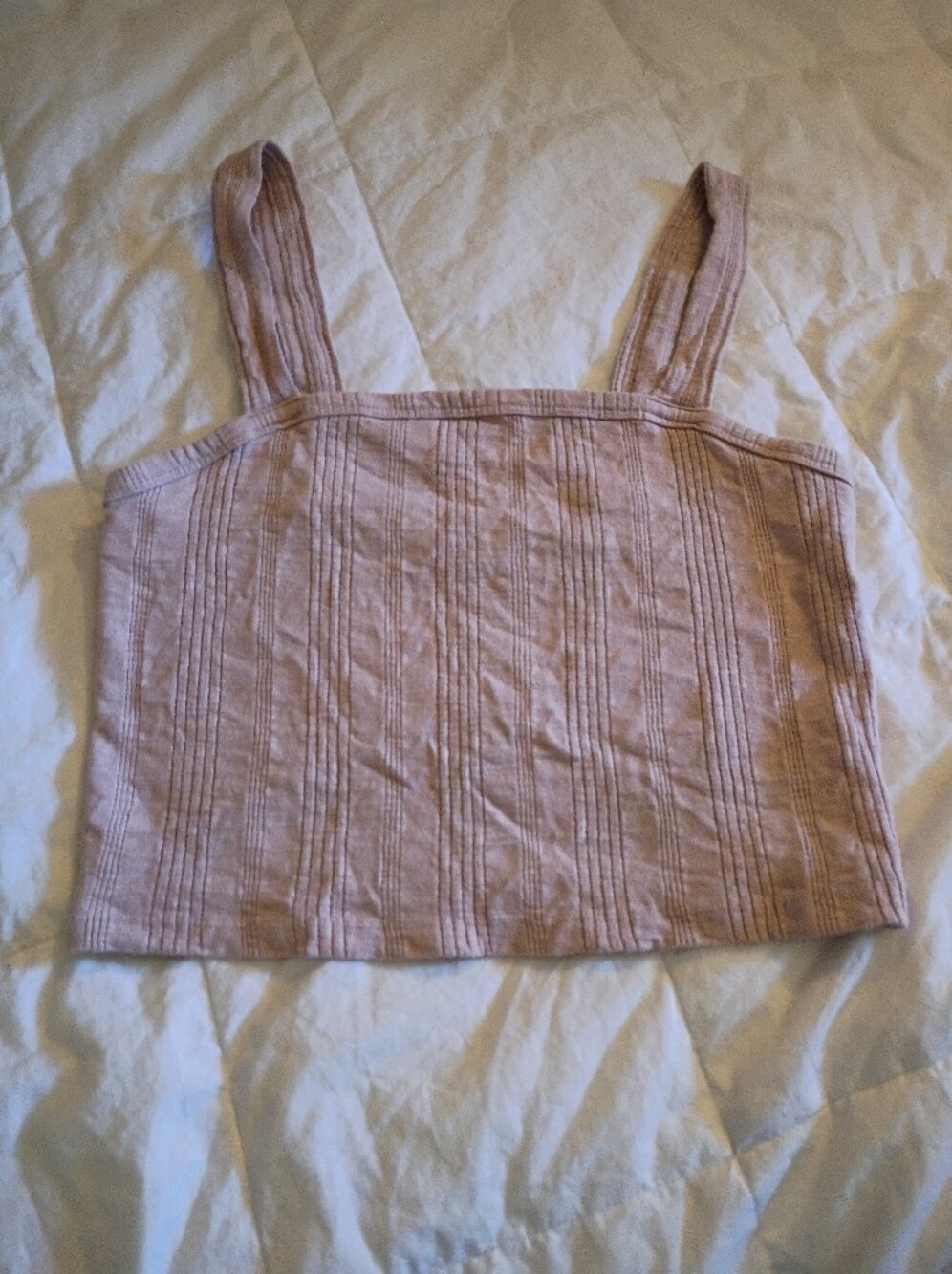 Rose Pink Crop Top